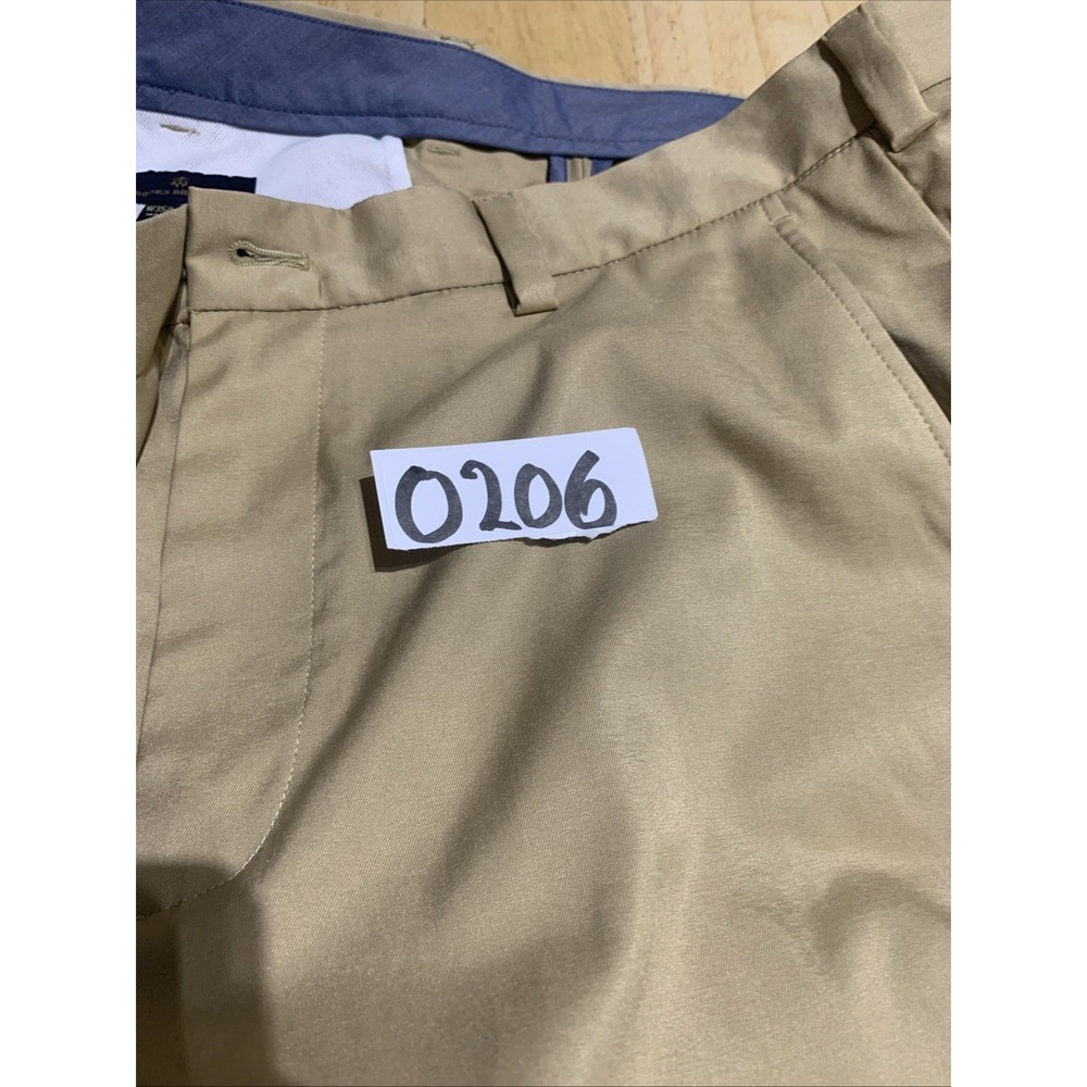 Brooks Brothers Mens Pants 35x30 Chino Straight Leg Khaki Beige/Brown - Picture 8 of 8